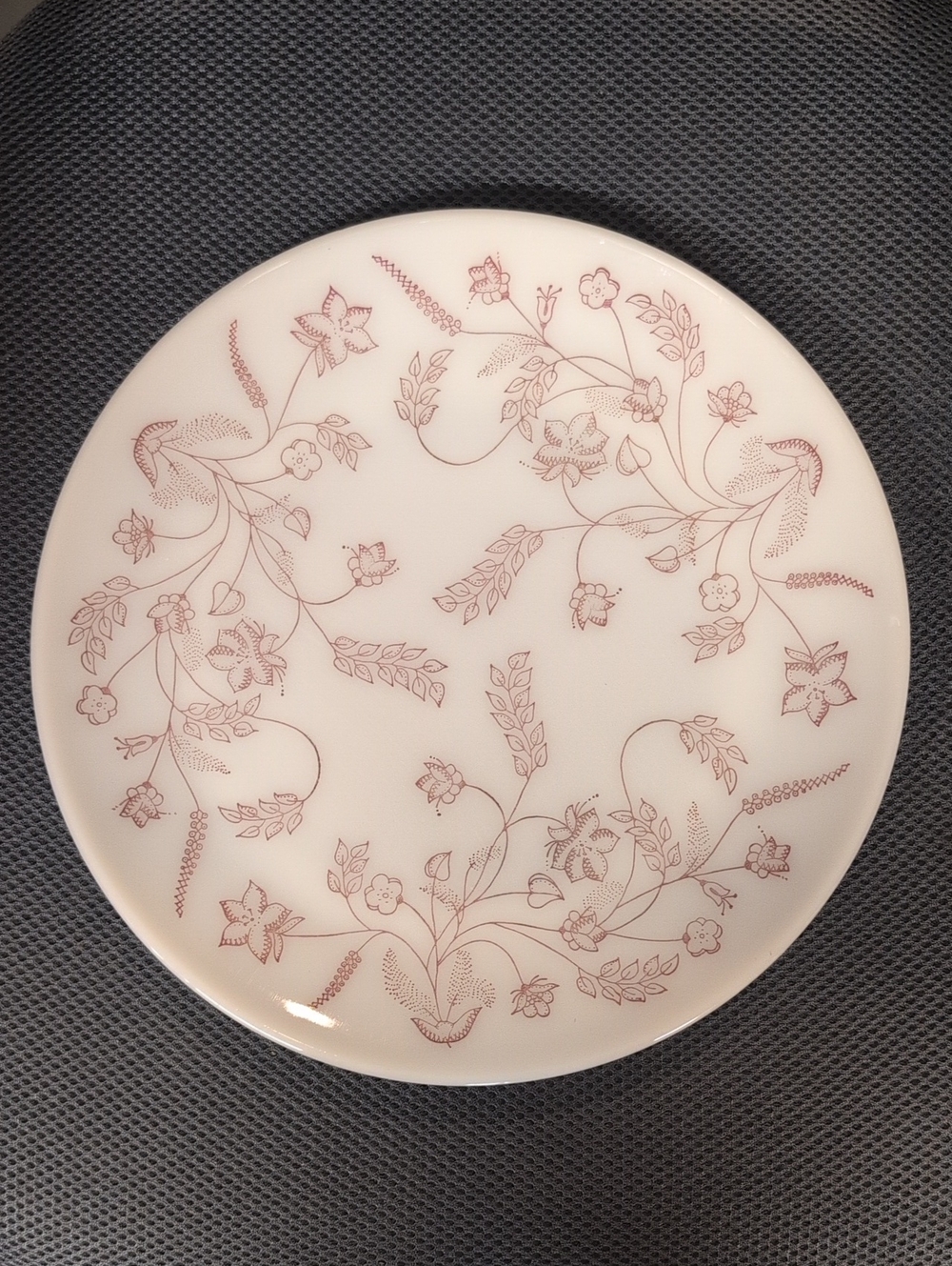 Federal Milk Glass Transferware Platter